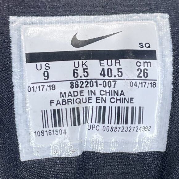 Nike Womens Air Max Plus Se Running Shoes Black 862201-007 Just Do It Lace Up 9 - Picture 12 of 12